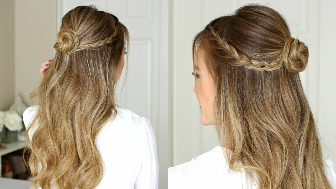 Hair Down Prom Hairstyles
 Easy Half Up Prom Hairstyle