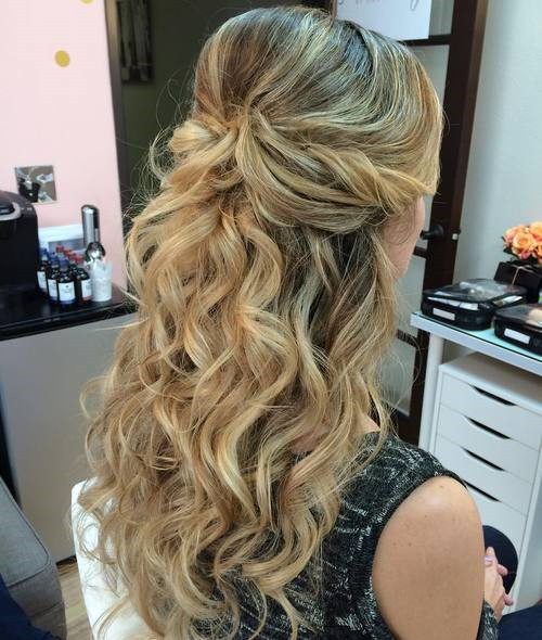 Hair Down Prom Hairstyles
 50 Half Up Half Down Hairstyles for Everyday and Party Looks