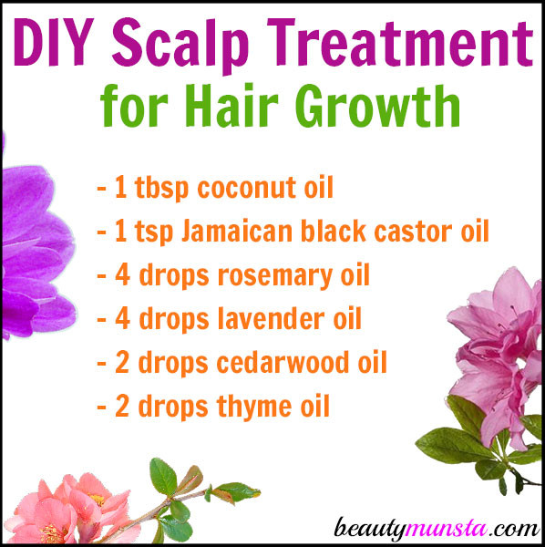 Hair Growth Treatment DIY
 DIY Scalp Treatment for Hair Growth beautymunsta