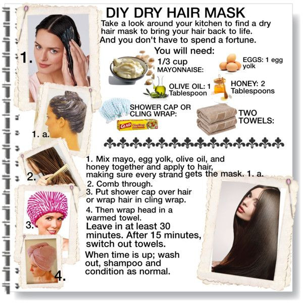 Hair Masks For Damaged Hair DIY
 "DIY Dry Hair Mask" by cathy1965 on Polyvore