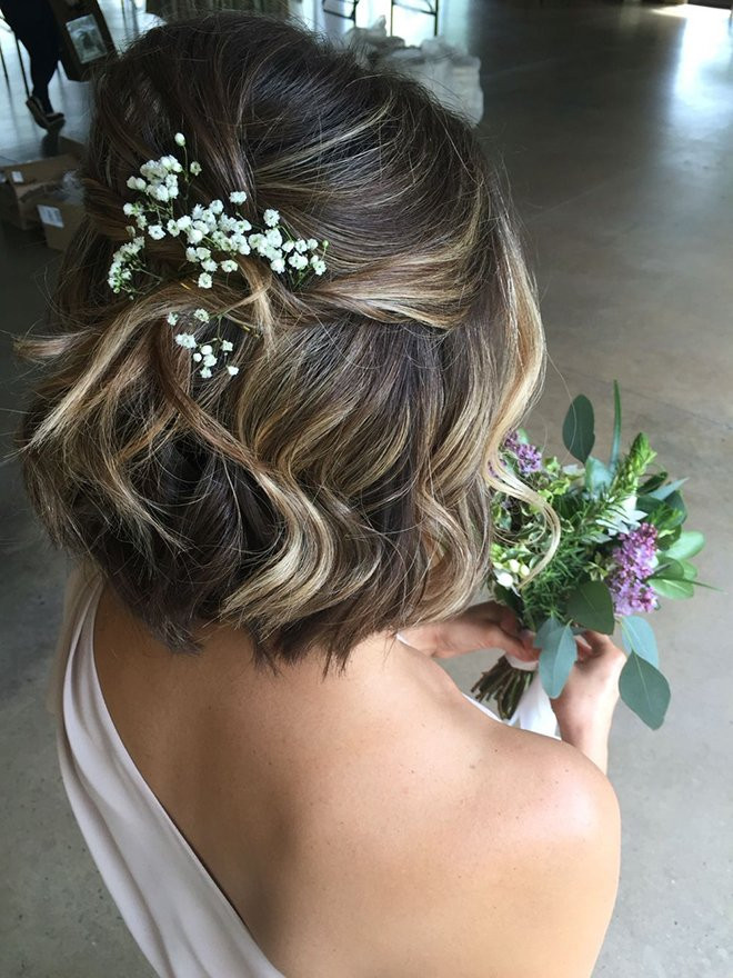 Hairstyle For Bridesmaid With Short Hair
 12 Wedding Hairstyles for Short Hair Houston Wedding Blog