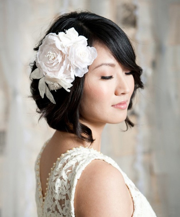 Hairstyle For Bridesmaid With Short Hair
 Short Wedding Hairstyles