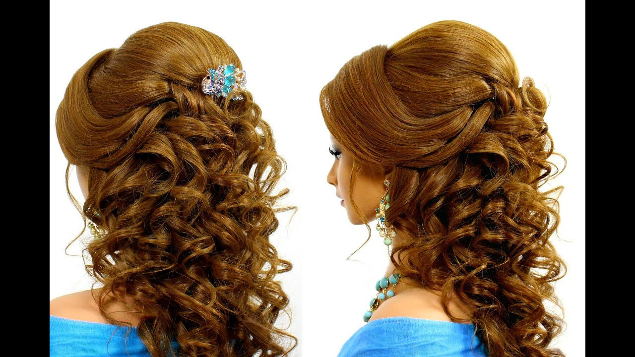 Hairstyle For Long Hair For Wedding
 Romantic wedding hairstyle for long hair tutorial