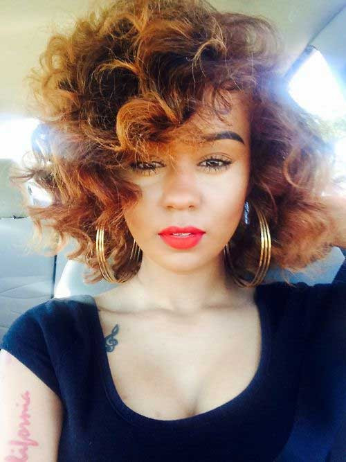 Hairstyle For Natural Curly Hair
 25 Curly Hairstyles for Cute Black Round Faces