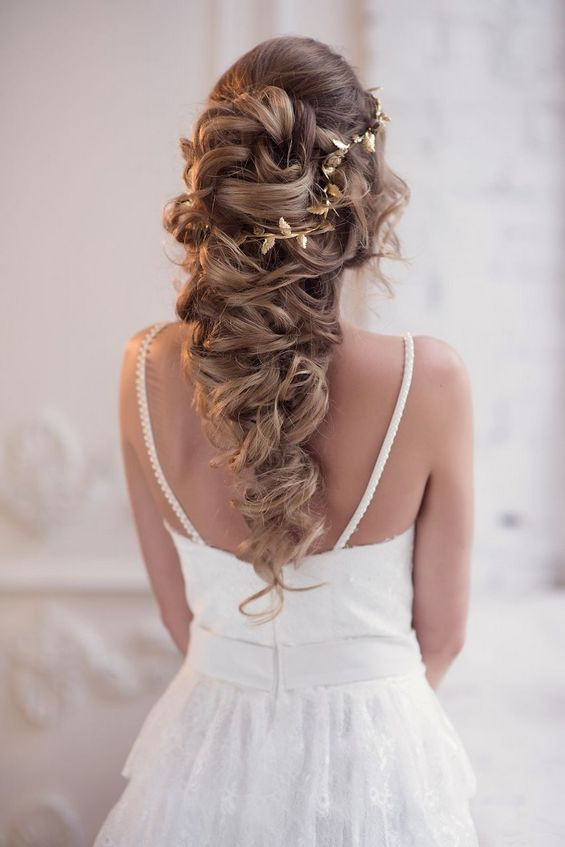 Hairstyle For Wedding Bridesmaid
 65 Long Bridesmaid Hair & Bridal Hairstyles for Wedding