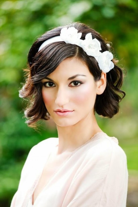 Hairstyle On Wedding Day
 48 Chic Wedding Hairstyles for Short Hair