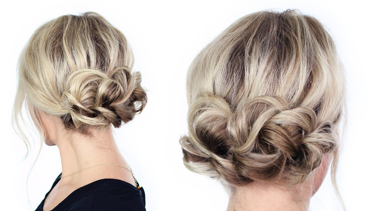 Hairstyle Updos Easy
 Simple Holiday Updo