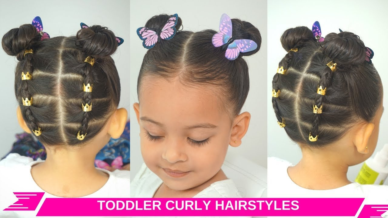 Hairstyles For Toddlers With Curly Hair
 TODDLER GIRL EASY CURLY WAVY HAIRSTYLES