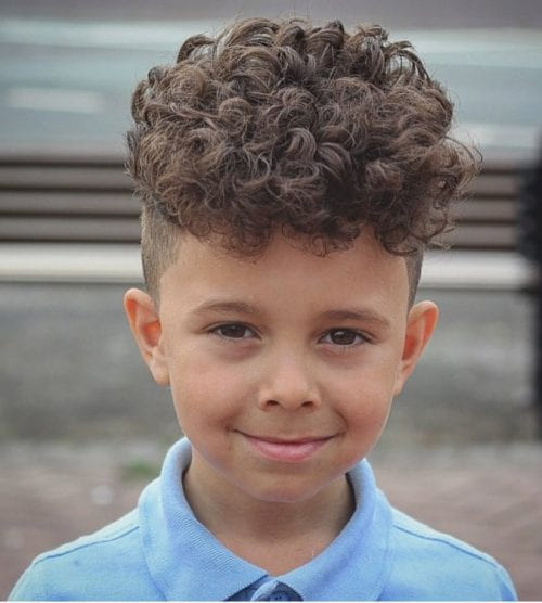 Hairstyles For Toddlers With Curly Hair
 50 Cute Toddler Boy Haircuts Your Kids will Love