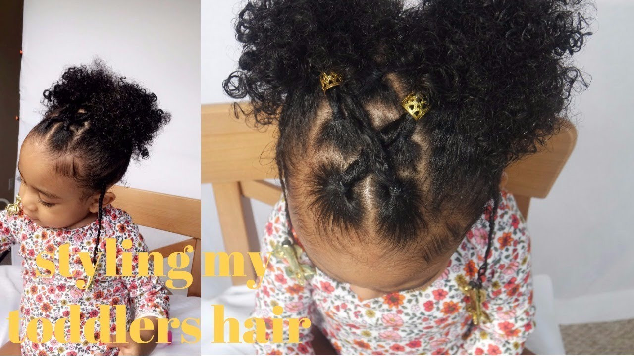 Hairstyles For Toddlers With Curly Hair
 STYLING MY TODDLERS SHORT CURLY HAIR MOMMY MONDAY