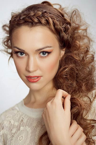 Half Braids Half Curly Hairstyles
 Cool Curly Hair ← The latest curly hair styles trends
