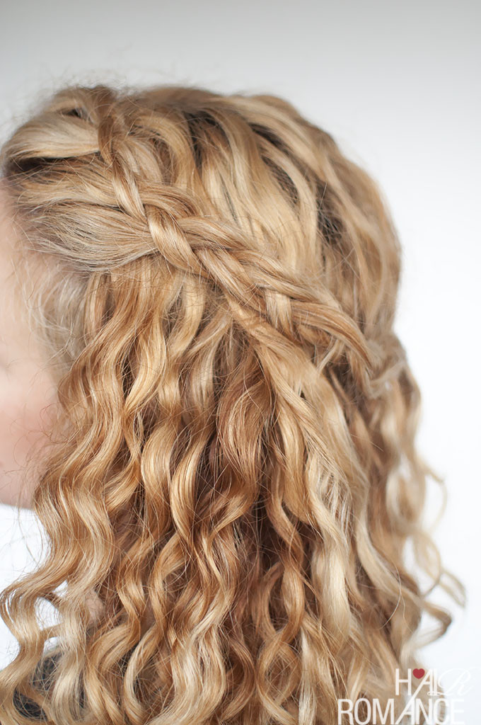 Half Braids Half Curly Hairstyles
 An easy half up braid tutorial for curly hair Hair Romance