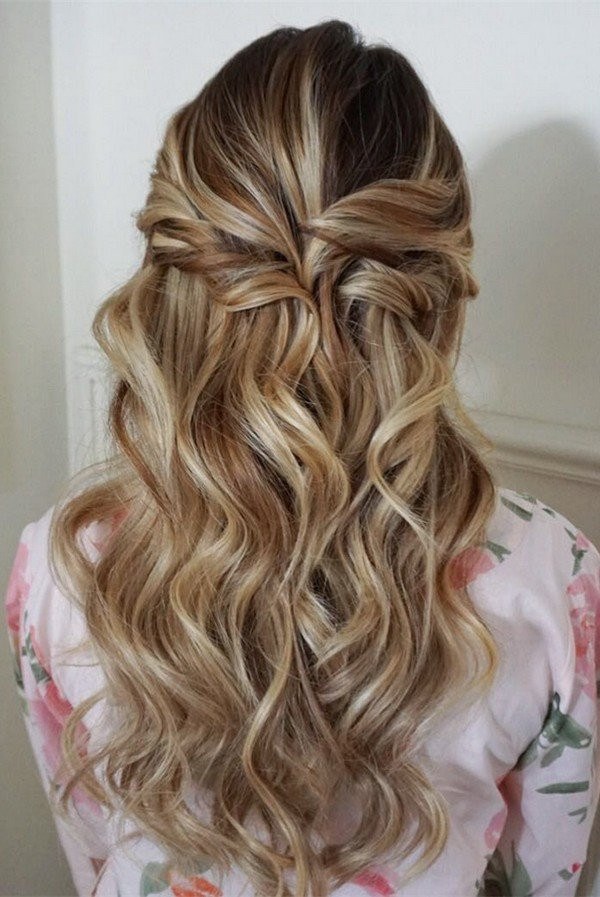 Half Up And Down Wedding Hairstyles
 10 Glamorous Half up Half down Wedding Hairstyles from