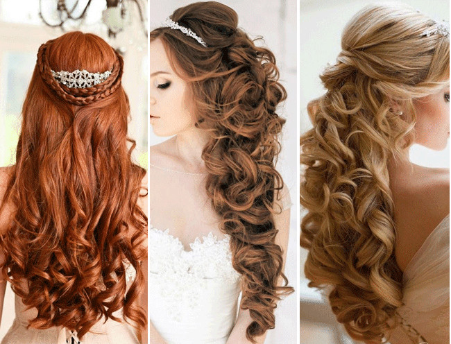 Half Up And Down Wedding Hairstyles
 48 Perfect Half Up Half Down Wedding Hairstyles