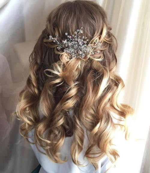 Half Up And Down Wedding Hairstyles
 Half Up Half Down Wedding Hairstyles – 50 Stylish Ideas