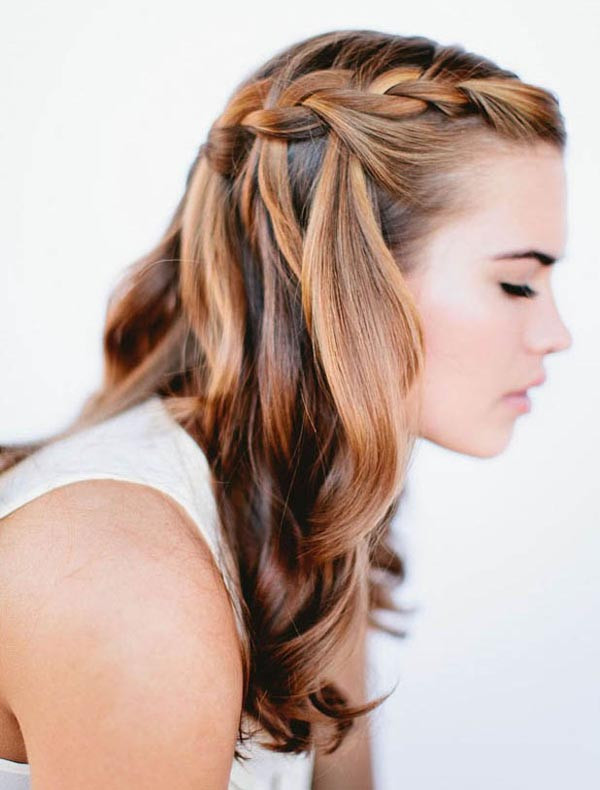 Half Up Half Down Braid Hairstyles
 Beautiful and Easy Braided Hairstyles for Different Types