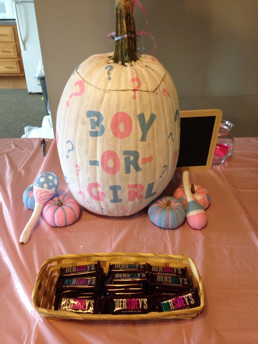 Halloween Gender Reveal Party Ideas
 Pumpkin gender reveal ultrasound is in the pumpkin in the
