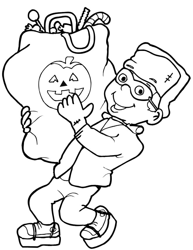 Halloween Kids Coloring Pages
 Jarvis Varnado Halloween Coloring Pages for Kids