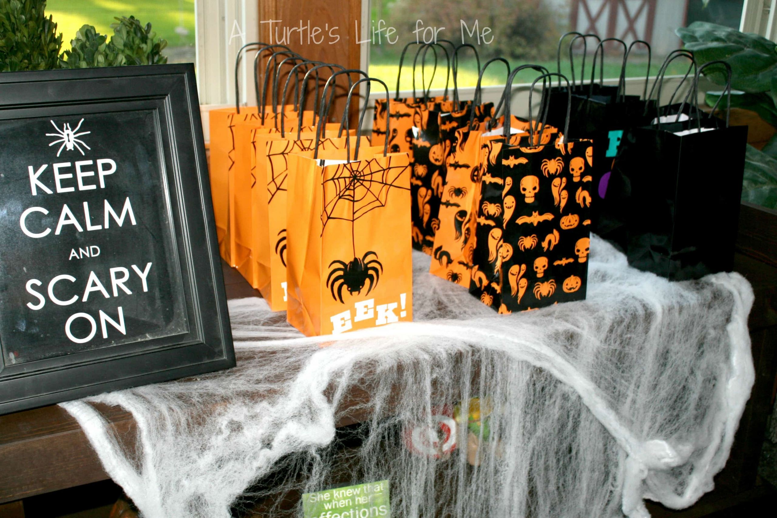 Halloween Party Bags Ideas
 Easiest Kids Halloween Party Ever A Turtle s Life for Me
