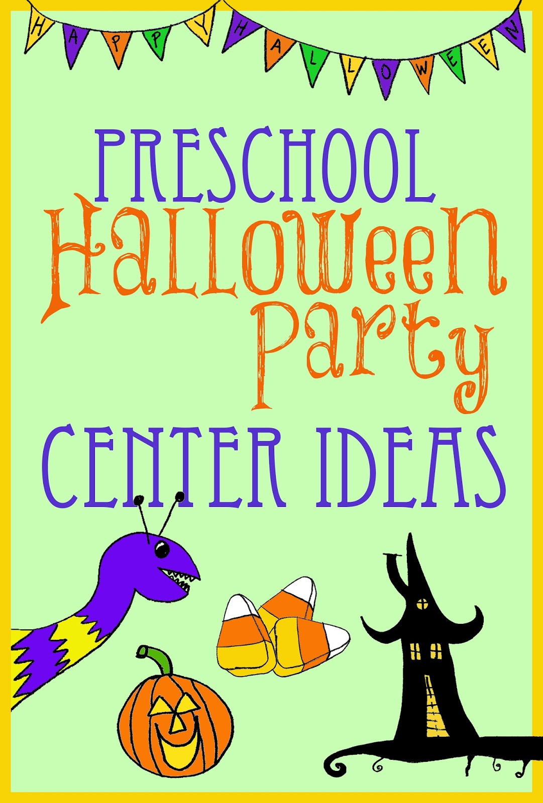 Halloween Party Ideas Preschool
 Halloween Party Center Ideas for Preschool Kindergarten
