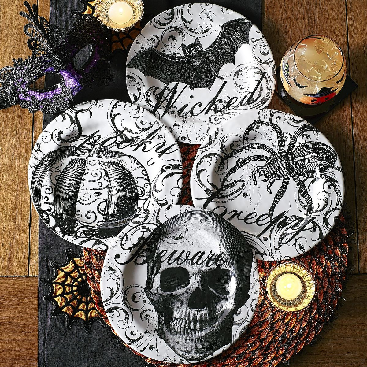 Halloween Table Ware
 Tabulous Design Dishing Halloween
