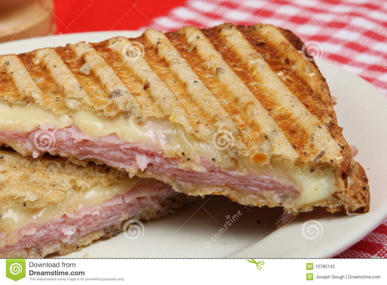 Ham And Cheese Panini Recipe
 Ham & Cheese Panini stock image Image of lunch snack