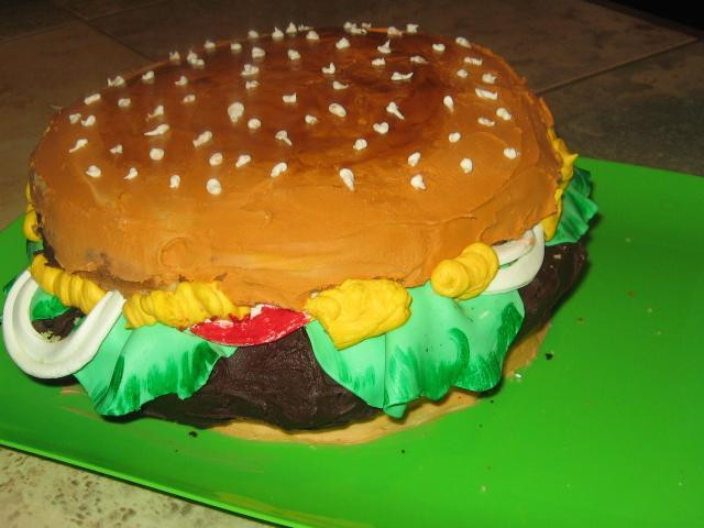 Hamburger Birthday Cake
 You have to see Giant Hamburger Birthday Cake on Craftsy