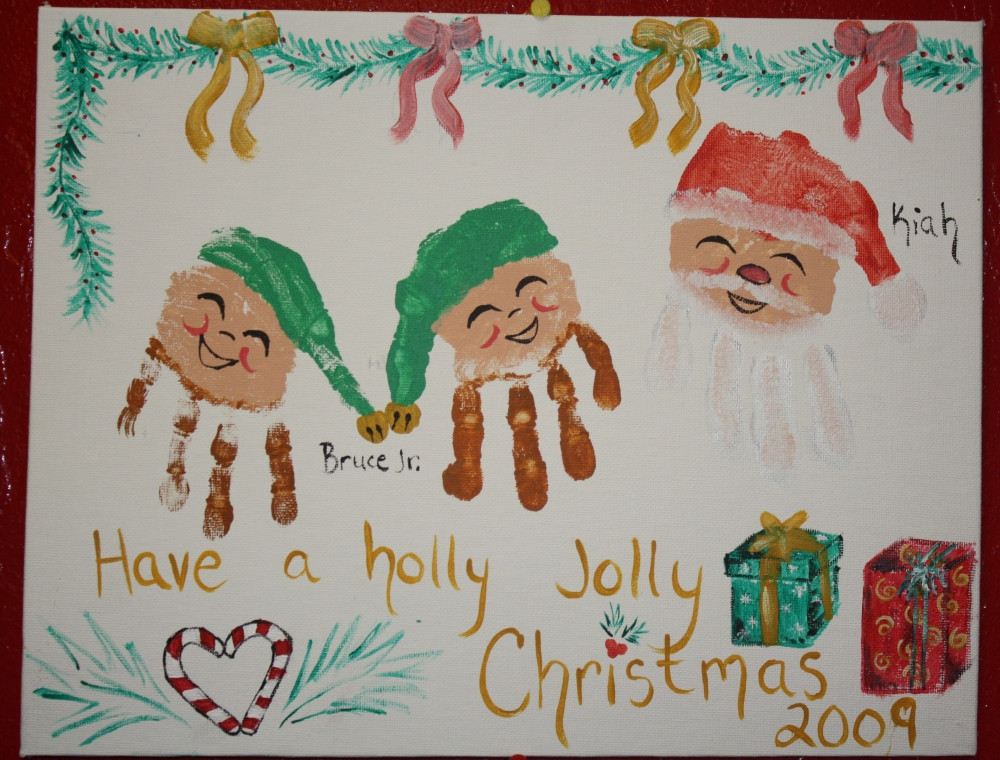 Hand Art For Kids
 Agape Love Designs Christmas Handprint Art for Children