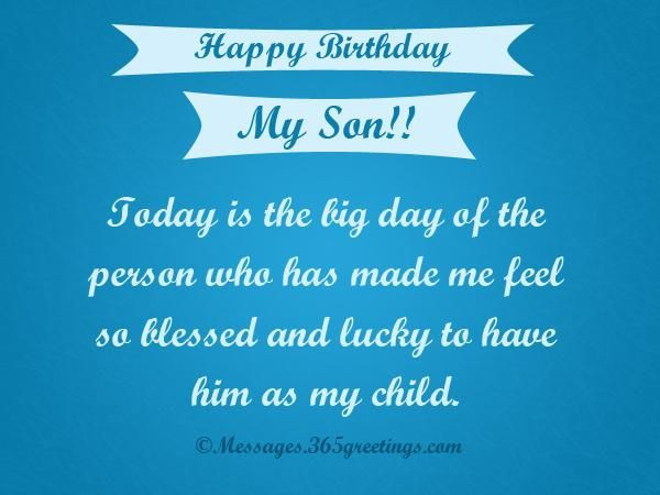 Happy 18th Birthday Wishes To My Son
 Birthday Wishes for Son