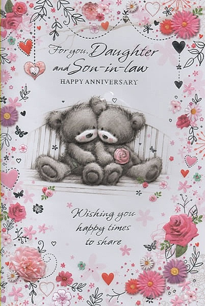 Happy Anniversary Quotes For Daughter And Son In Law
 Family Anniversary Cards For You Daughter And Son in