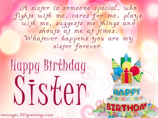 Happy Birthday Baby Sister Quotes
 Birthday wishes For Sister that warm the heart
