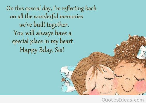 Happy Birthday Baby Sister Quotes
 Older Sister Quotes QuotesGram
