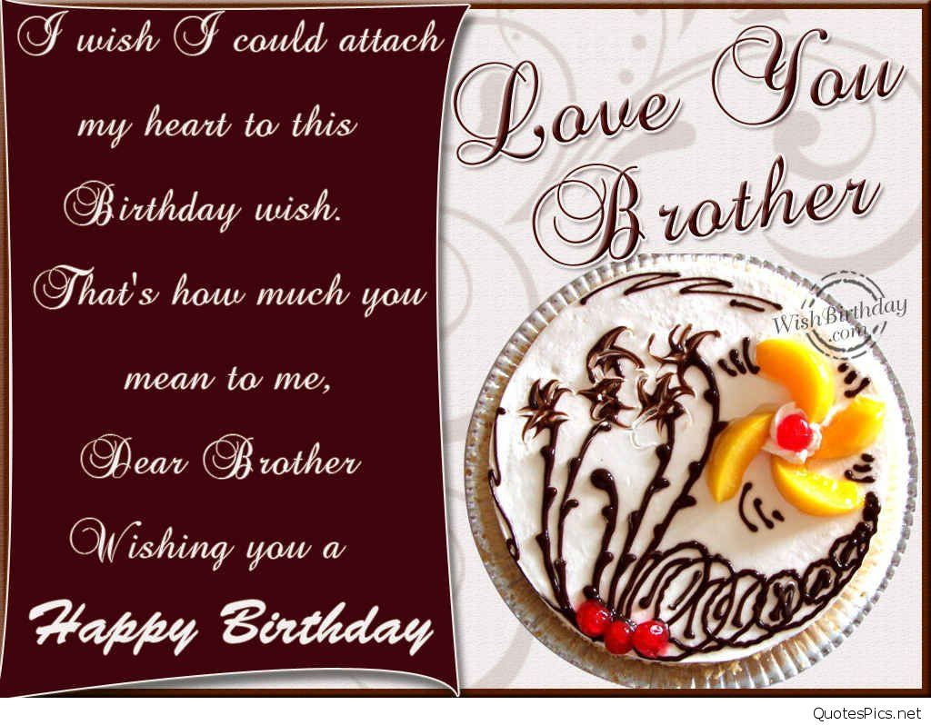 Happy Birthday Brother Quotes
 The 50 Happy Birthday Brother Wishes quotes and messages