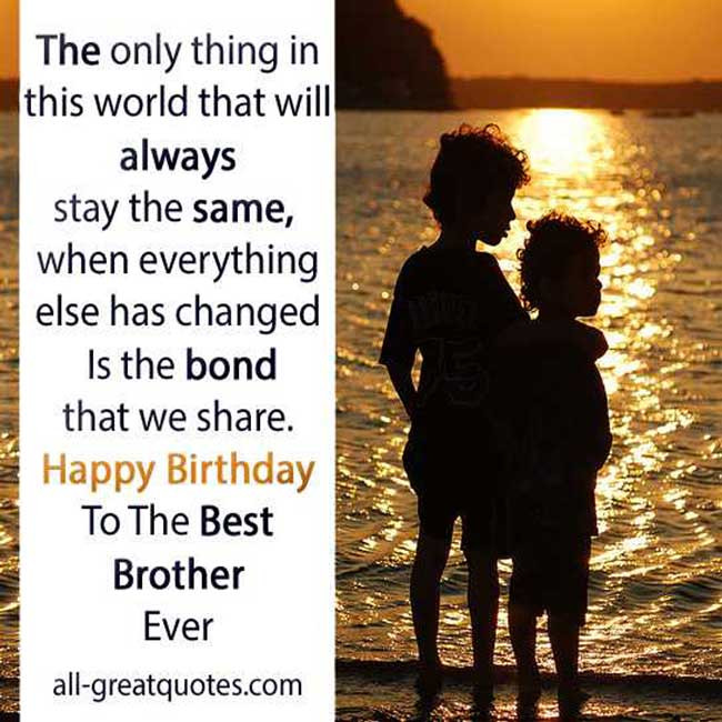 Happy Birthday Brother Quotes
 Best Brother Ever Quotes QuotesGram