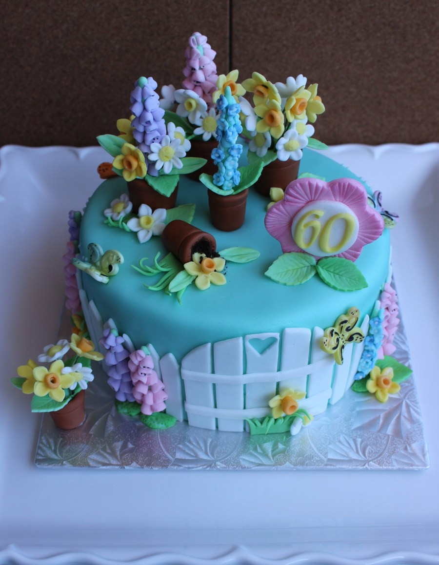 Happy Birthday Cake And Flowers
 A Lovely Spring Cake CakeCentral
