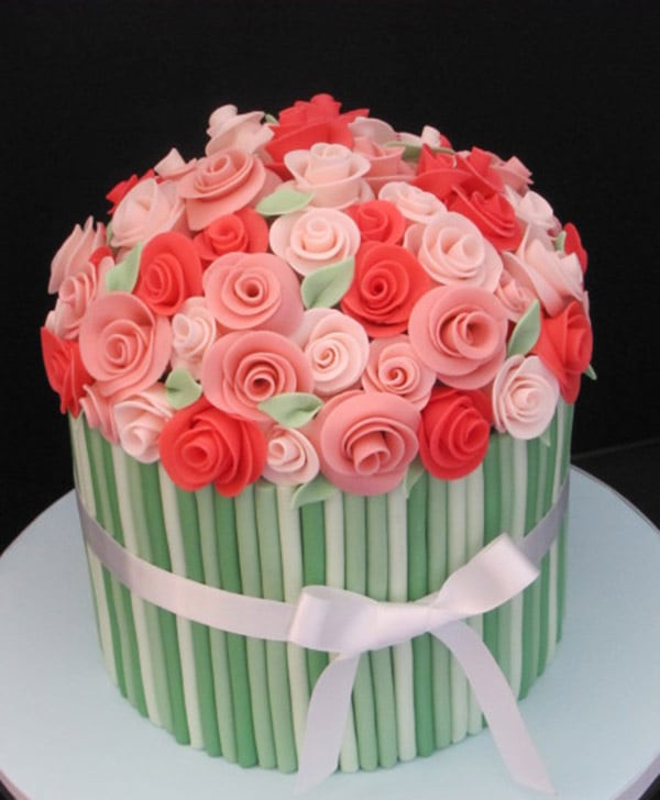 Happy Birthday Cake And Flowers
 Happy Birthday Flower with Cake flower cake pictures
