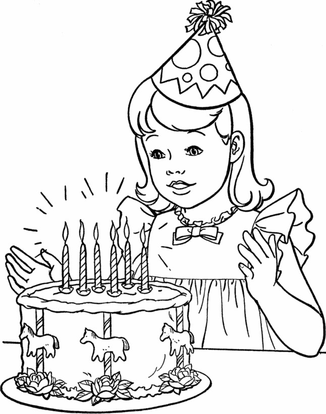 Happy Birthday Coloring Pages For Boys
 Free Printable Happy Birthday Coloring Pages For Kids