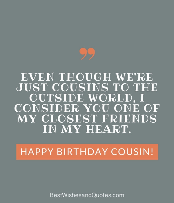 Happy Birthday Cousin Funny Quotes
 Happy Birthday Cousin 35 Ways to Wish Your Cousin a