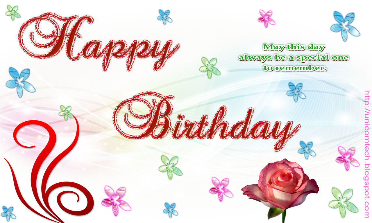 Happy Birthday Email Cards
 tro o blogg Wallpaper Birthday Card