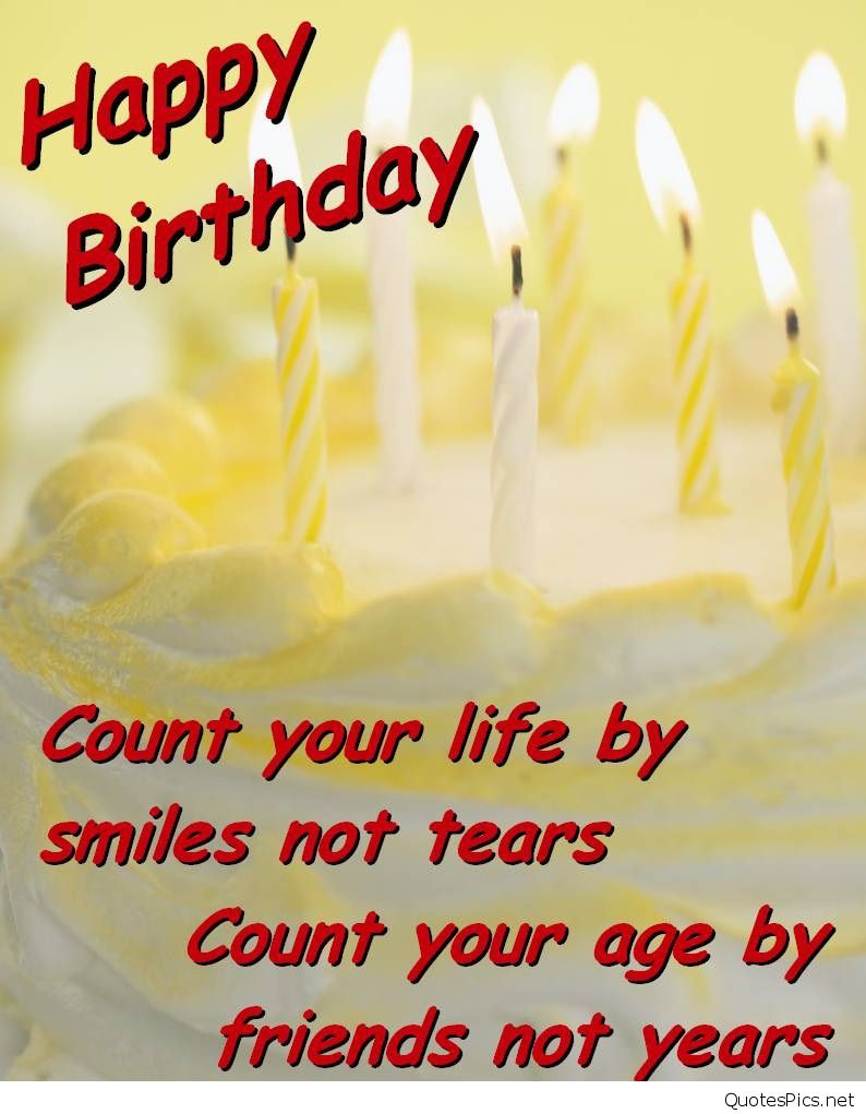 Happy Birthday Friend Quote
 Happy birthday friends wishes cards messages