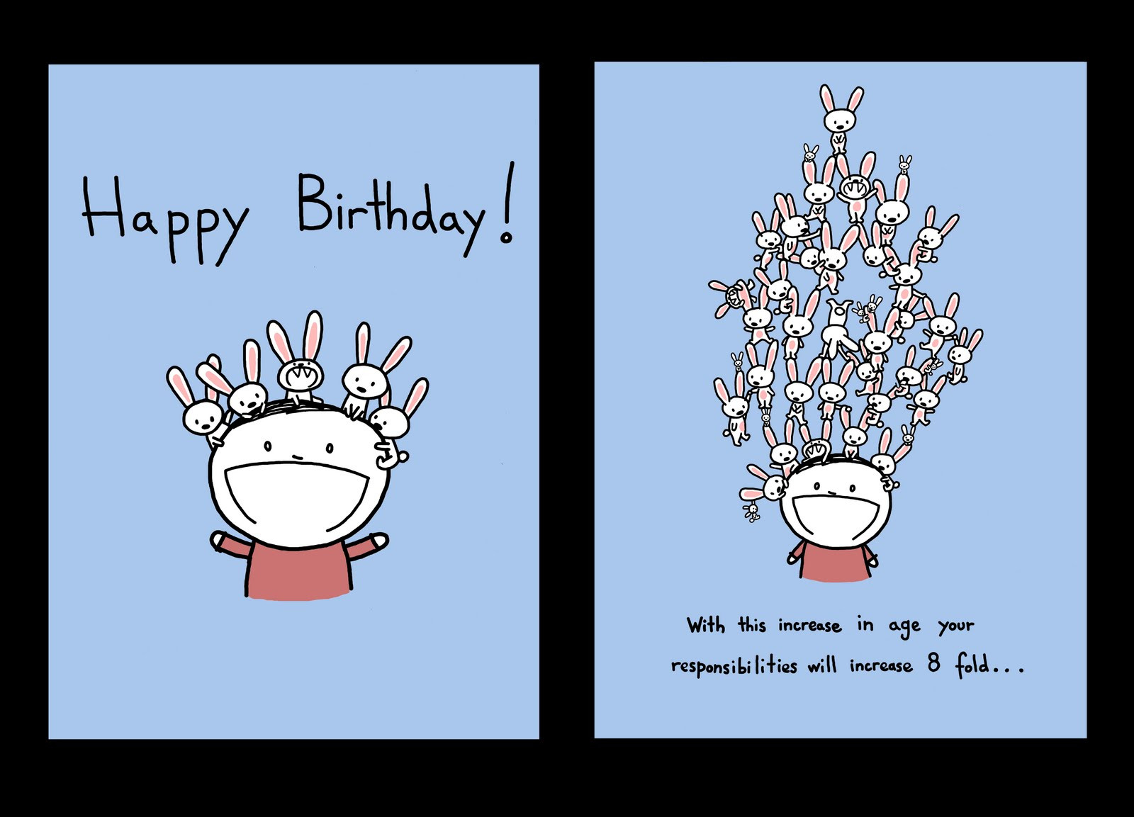 Happy Birthday Funny Cards
 CHRONICALLY SICK BUT STILL THINKING I THINK Greeting