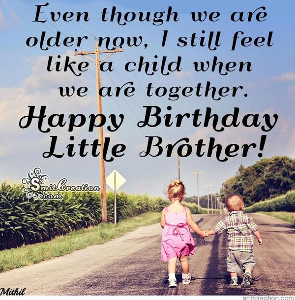 Happy Birthday Lil Brother Quotes
 Happy Birthday Brother Quotes and Wishes