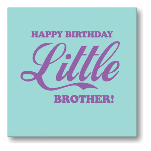 Happy Birthday Lil Brother Quotes
 Little Brother Birthday Quotes QuotesGram