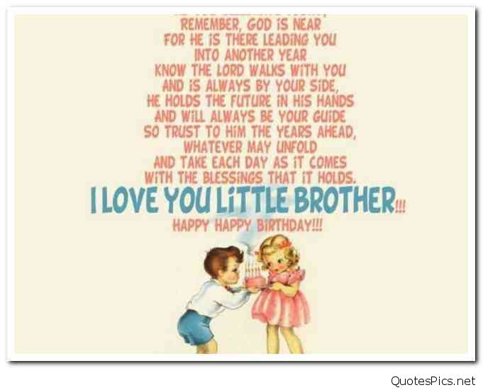 Happy Birthday Lil Brother Quotes
 The 50 Happy Birthday Brother Wishes quotes and messages