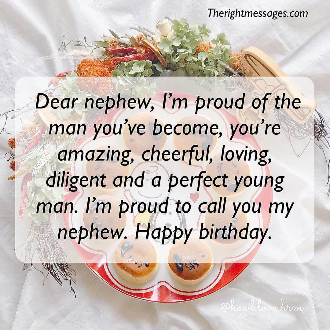 Happy Birthday Quotes For A Nephew
 Short & Long Birthday Wishes Messages For Nephew