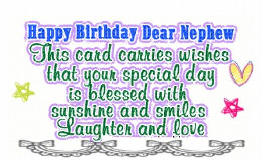 Happy Birthday Quotes For A Nephew
 17 Best images about Happy Birthday brother on Pinterest