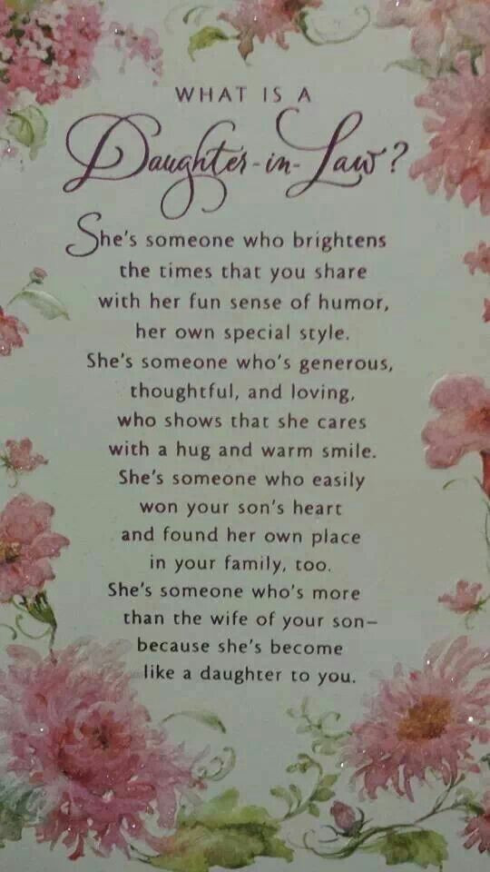 Happy Birthday Quotes For Daughter In Law
 Quotes For Daughter In Law QuotesGram