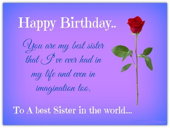 Happy Birthday Quotes For Little Sister
 Birthday Quotes for Sister Cute Happy Birthday Sister Quotes