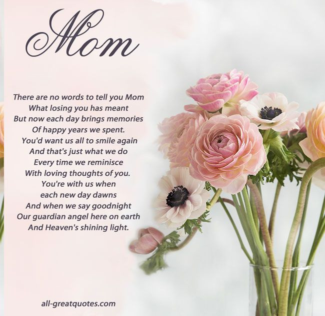 Happy Birthday Quotes For Mom In Heaven
 Dearest Mother