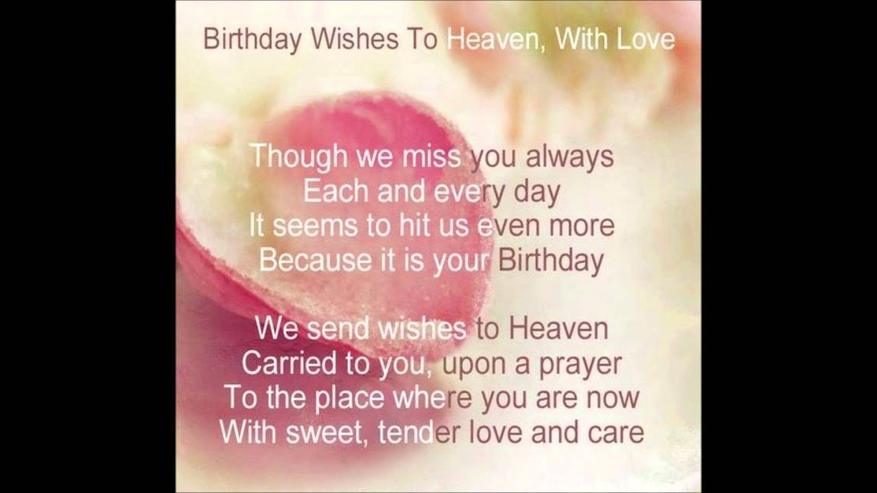 Happy Birthday Quotes For Mom In Heaven
 Heavenly Birthday Wishes to you Mom